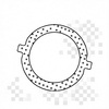 ZGAQ-01320 / 4472-320-057 Шайба - Hyundai, Doosan, Kixx запчасти, масла, смазки, антифриз, фильтры для спецтехники