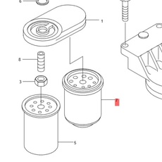 EK-1016 топливный Фильтр (FF200, FS1280, FF201, 11E1-70210) - Hyundai, Doosan, Kixx запчасти, масла, смазки, антифриз, фильтры для спецтехники