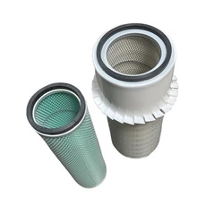 Фильтр воздушный в сборе ST40647AB/ST647AB/11EM-21041/11EM-21051/11N6-24520/24530 - Hyundai, Doosan, Kixx запчасти, масла, смазки, антифриз, фильтры для спецтехники