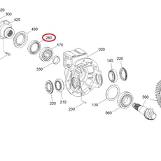 Сальник хвостовика ZGAQ-01150 - Hyundai, Doosan, Kixx запчасти, масла, смазки, антифриз, фильтры для спецтехники