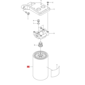 11LB-70020-AS Фильтр топливный - Hyundai, Doosan, Kixx запчасти, масла, смазки, антифриз, фильтры для спецтехники
