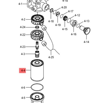 11NA-71041-AS Фильтр топливный сепаратор - Hyundai, Doosan, Kixx запчасти, масла, смазки, антифриз, фильтры для спецтехники