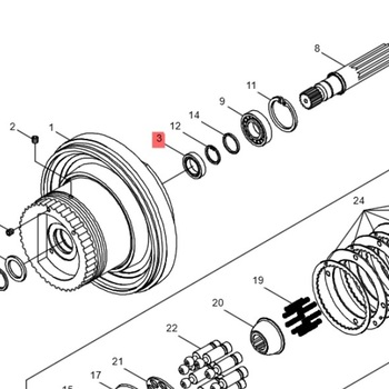 Сальник 39Q6-41130 - Hyundai, Doosan, Kixx запчасти, масла, смазки, антифриз, фильтры для спецтехники