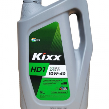 Масло моторное Kixx HD1 CI-4/E7  10W-40 /6л - Hyundai, Doosan, Kixx запчасти, масла, смазки, антифриз, фильтры для спецтехники