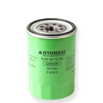 XJAF-00718-AS Фильтр масляный - Hyundai, Doosan, Kixx запчасти, масла, смазки, антифриз, фильтры для спецтехники