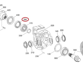 Сальник хвостовика ZGAQ-01150 - Hyundai, Doosan, Kixx запчасти, масла, смазки, антифриз, фильтры для спецтехники