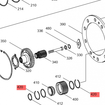 ZGAQ-05503 / 0630-513-080 Кольцо - Hyundai, Doosan, Kixx запчасти, масла, смазки, антифриз, фильтры для спецтехники