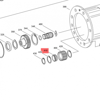 ZGAQ-07558 Подшипник - Hyundai, Doosan, Kixx запчасти, масла, смазки, антифриз, фильтры для спецтехники