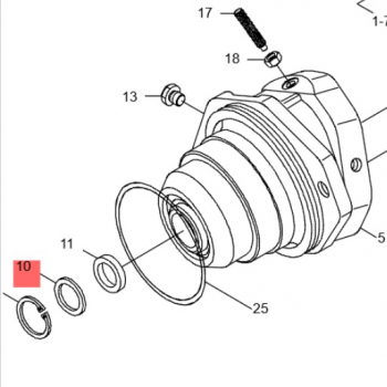 ZGAR-00045 Сальник - Hyundai, Doosan, Kixx запчасти, масла, смазки, антифриз, фильтры для спецтехники
